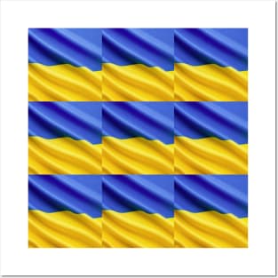 Ukraine Flag Posters and Art